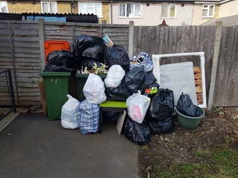 Professional team clearing a house in Highbury