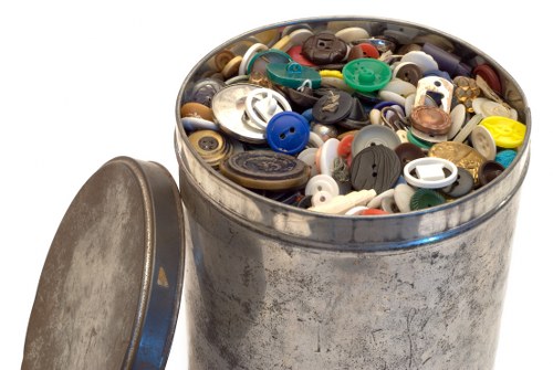 Experienced professionals handling waste