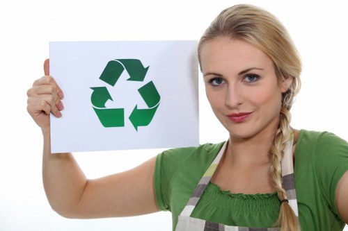 Recycling process in Highbury
